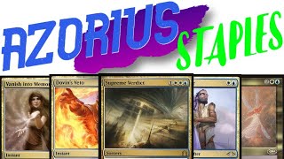 Which Staples Do I Put In My Azorius Commander Decks?