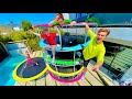 LAST TO LEAVE TRAMPOLINE TOWER WINS $10,000