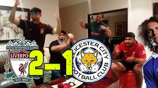 LIVERPOOL vs LEICESTER CITY (2-1) LIVE FAN REACTION!! A DOUBLE OWN GOAL FROM WOUT FAES!!