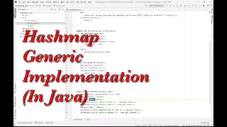 Hashmap Generic Implementation (in Java)