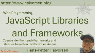 Web Programming - JavaScript Libraries and Frameworks (Client-side)