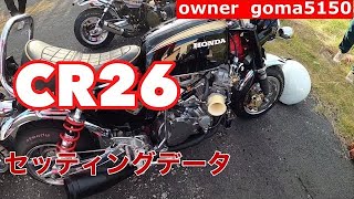 【4mini CR26】キャブレターセッティング