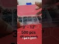 electomania fishing hook 500pcs box from Amazon unboxing | #shorts #unboxing#hooks