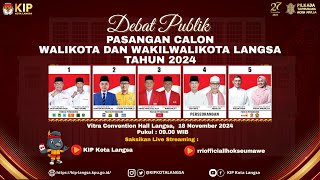 LIVE – Debat Publik Calon Walikota & Wakil Walikota Langsa Tahun 2024