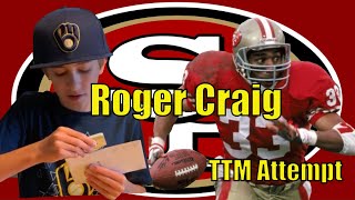 Roger Craig TTM Autograph Journey San Francisco 49ers Legend | Through The Mail Autograph Returns