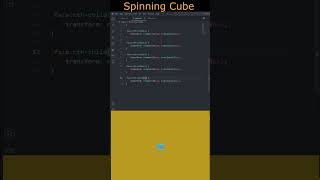 ๐ Create a Spinning Cube Effect! ๐ HTML CSS TUTORIAL #shorts #shortvideo #css #html #javascript