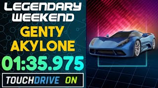 Asphalt 9 - Legendary Weekend - GENTY AKYLONE - Touchdrive - The Narrows