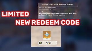 Limited New Redeem Code Genshin Impact 1.2 | Event: Paimon Quiz | 9 January 2021