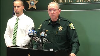 Video: Martin County Sheriff William Snyder Discusses Arrests After Shots Fired