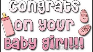 🎀👶 CONGRATS ON YOUR NEW BABY GIRL! 👶🎀(E-Card Category: Congrats)