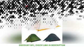 Naturehike Upgraded Cloud Up 2 Ultralight Tent Free Standing 20D Fabric Camping Tents For 2 Person W