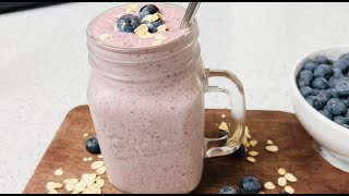 Blueberry Oats Smoothie Recipe |Blueberry Smoothie Recipes |Oats Blueberry Smoothie| Breakfast Ideas