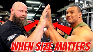 Michael Todd \u0026 Larry Wheels Train For Armwrestling | ft. #1 Training Tool