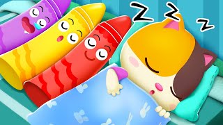 Colorful Crayons Song | The Colors Song | Learn Colors | Nursery Rhymes | Kids Songs | BabyBus