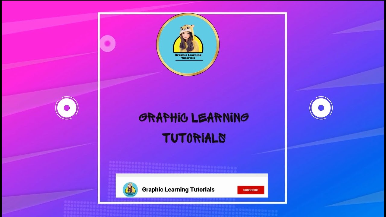 Intro Video Graphic Learning Tutorials Youtube