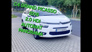 Citroen C4 Grand Picasso 2016, 2.0 hdi, автомат. Обзор, тест-драйв.