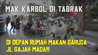 MAMAK KARBOL JATUH DARI KRETA TERBANG KE STELING RUMAH MAKAN GARUDA!!!!