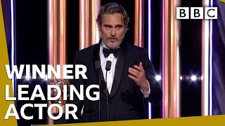 Joaquin Phoenix wins Leading Actor BAFTA 2020 🏆 - BBC