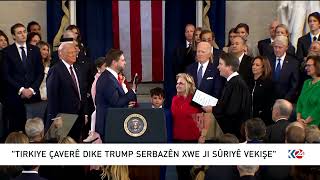 DESTPÊKIRINA SERDEMA TRUMP Û ÇARENIVÎSA SÛRIYÊ