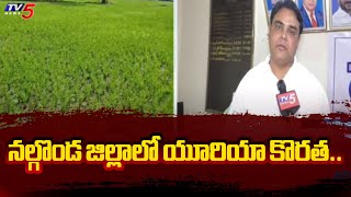 నల్గొండ జిల్లాలో యూరియా కొరత..| Urea shortage in Nalgonda District..| Telangana | Tv5 News