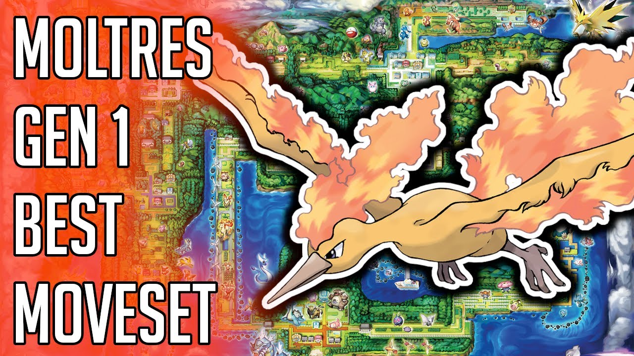 Moltres Gen 1 Best Moveset - Moltres Best Moveset Pokemon Red Blue ...