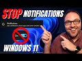 How to Turn Off Notifications Windows 11