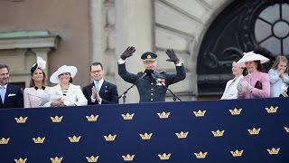 #Kungen70 | King Carl XVI Gustaf's Birthday - Balcony.