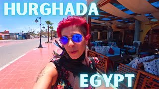 First Impressions of Hurghada | Red Sea Marina and Seafood | Egypt Vlog #108 | اول مره في الغردقه