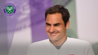 Roger Federer Runner-Up Press Conference Wimbledon 2019