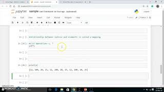 Python Application Programming 17CS664 Module3 List Part1/4