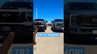 CHEVY ZR2 HD VS FORD TREMOR SD!