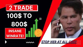 Flipping $100 to $800 in 2 trades Insane Winrate! #norabystra #forex #trading #smc