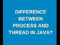 Difference between process and thread ? www.java-interview-questions.com