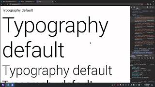 Typography Component | React Material UI