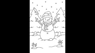 WE DRAW  INTERESTING WINTER PICTURES FOR CHILDREN