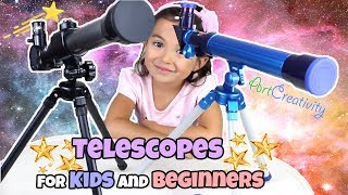 Telescopes for Kids and Beginners | How to Use Telescopes | ArtCreativity and Family Time Unwrapped