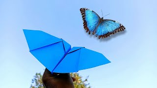Flying Paper Butterfly (Flapping) || Superb Fly Origami Butterfly || DIY