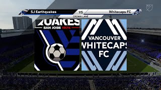 FIFA 20 | SJ Earthquakes vs Whitecaps FC - USA MLS | 08/10/2020 | 1080p 60FPS