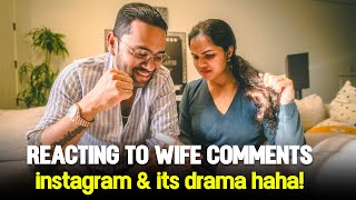 Reacting to Wife's Instagram Comments 😂