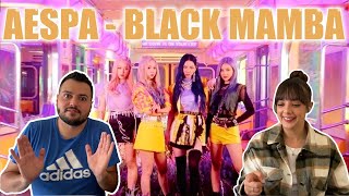 REACCIONAMOS POR PRIMERA VEZ AL DEBUT DE AESPA 👌🐍| 'BLACK MAMBA' Official M/V