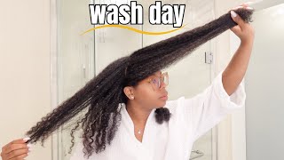 NATURAL HAIR WINTER WASH DAY w/ @ourxhair