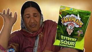 Tribal Moms Try Warheads for the First Time