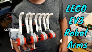 "LEGO Mindstorms EV3 Robot Arms!!!"
