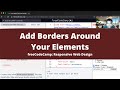 Add Borders Around Your Elements (Basic CSS) freeCodeCamp tutorial