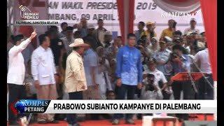 Prabowo Subianto Kampanye di Palembang