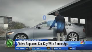 Volvo replaces car key with phone app