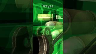 Dreyse pistol. X-ray view