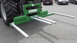 Cashel Vari Width Double Bale Lifter - For Sale Clarke Machinery 49 854 4353