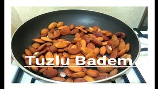 Hiç yediniz mi bu kadar lezzetli badem kavurması 😉 / tuzlu badem nasıl kavrulur / Badem Kavurması