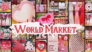 💖🛒👑World Market Shop With Me Valentine's Day Home Decor and More Shop With Me!!💝🛒👑